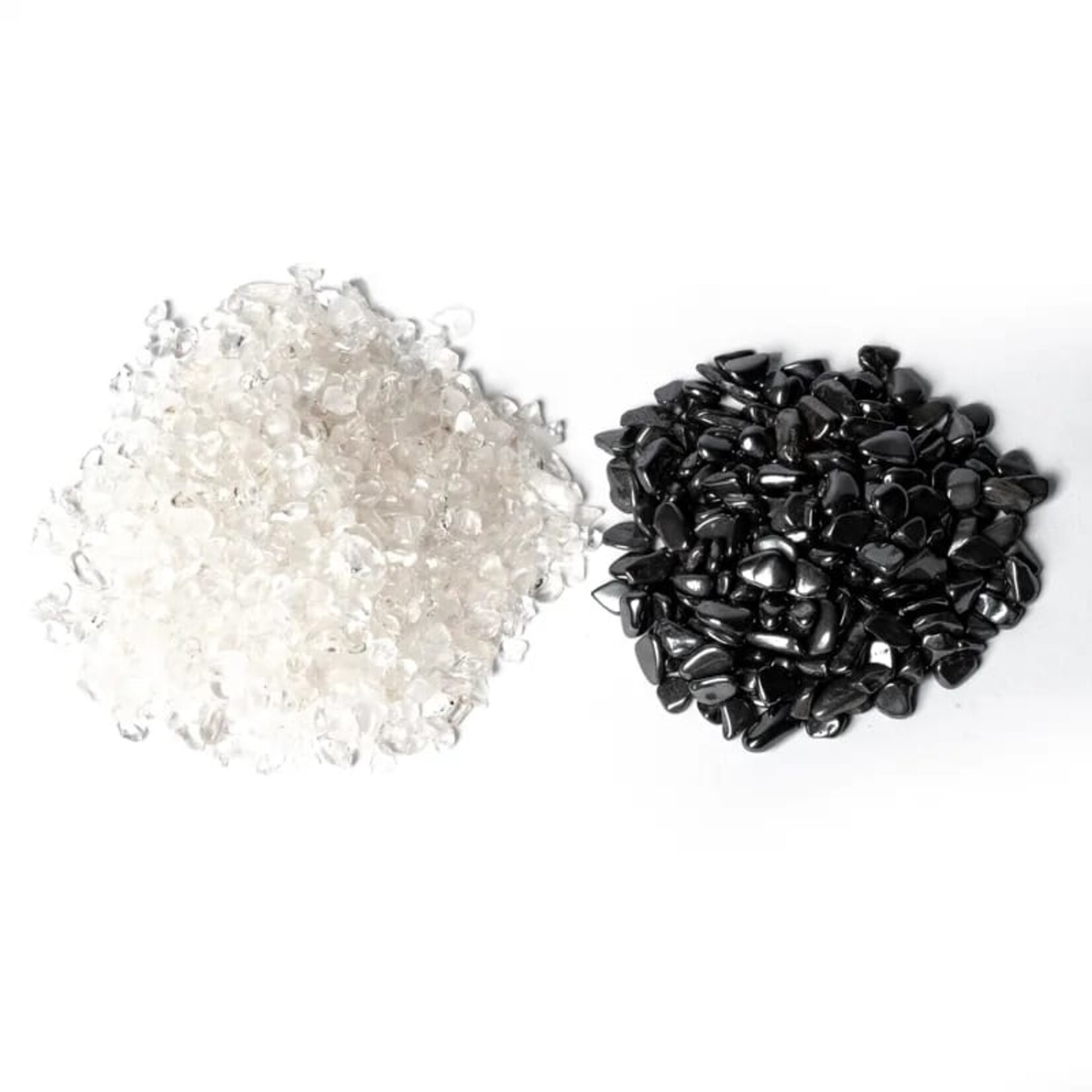 PuurSpirits Mineralen Oplaad/Ontlaadset Hematiet - Bergkristal