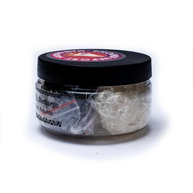 Mineralen Oplaad/Ontlaadset Hematiet - Bergkristal