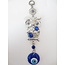 PuurSpirits Feng Shui - Blauwe Boze Oog Hanger - Uil