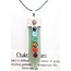 Ketting Jade Hanger met 7 Chakra Stenen in Cadeaudoos