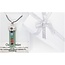 Ketting Jade Hanger met 7 Chakra Stenen in Cadeaudoos