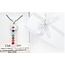 Rozenkwarts Hanger met Ketting  - 7 Chakra Stenen