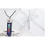 Ketting Lapis Lazuli Hanger met 7 Chakra Stenen