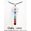 PuurSpirits Bergkristal Ketting  met Hanger - 7 Chakra Edelstenen