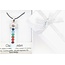 PuurSpirits Opaliet Hanger met Ketting  - 7 Chakra Stenen