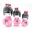 PuurSpirits Kokeshi Japanse Poppen Set van 3 Roze