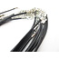 Leer  ketting zwart