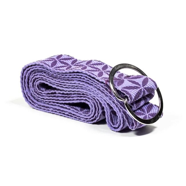 Yogi & Yogini  Yoga Riem D-Ring Bloem des Levens