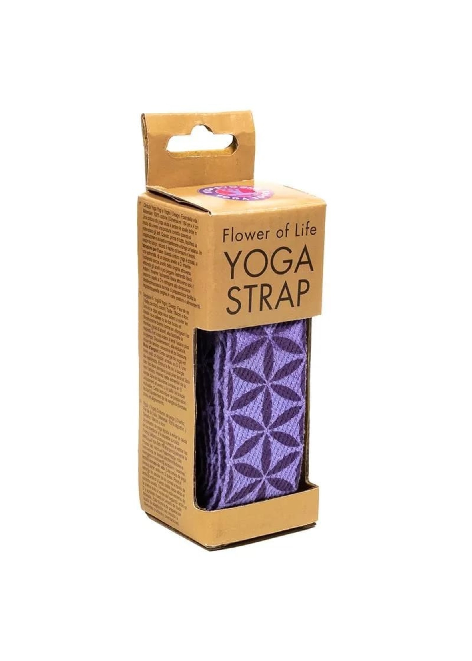 Yogi & Yogini  Yoga Riem D-Ring Bloem des Levens