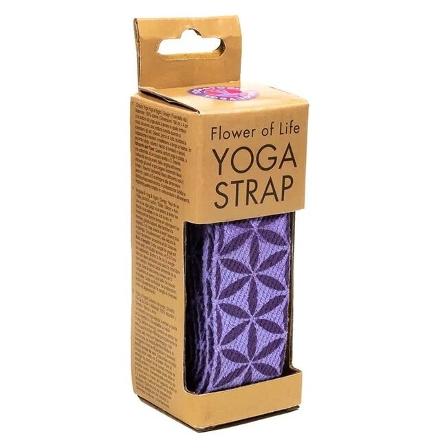 Yogi & Yogini  Yoga Riem D-Ring Bloem des Levens