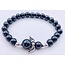 Hematiet Armband met Zilver Engel in Cadeau Doos