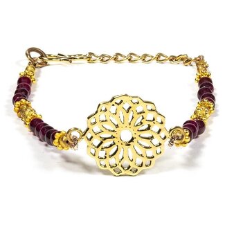 PuurSpirits Armband Seed of Life met Granaat