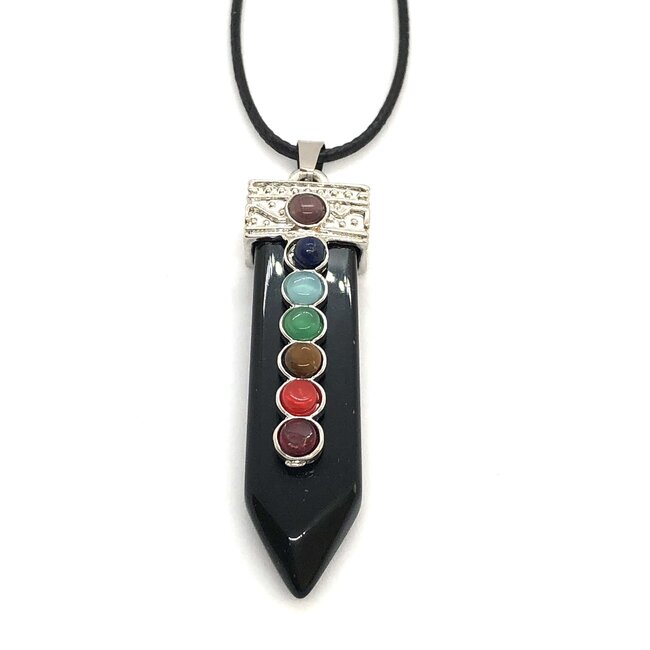 Sieraden Set Onyx - 7 Chakra