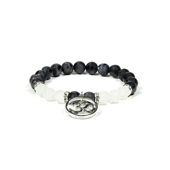 Sieraden Set Labradoriet en Witte Agaat