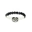 Sieradenset Armband Oorbellen Labradoriet Witte Agaat
