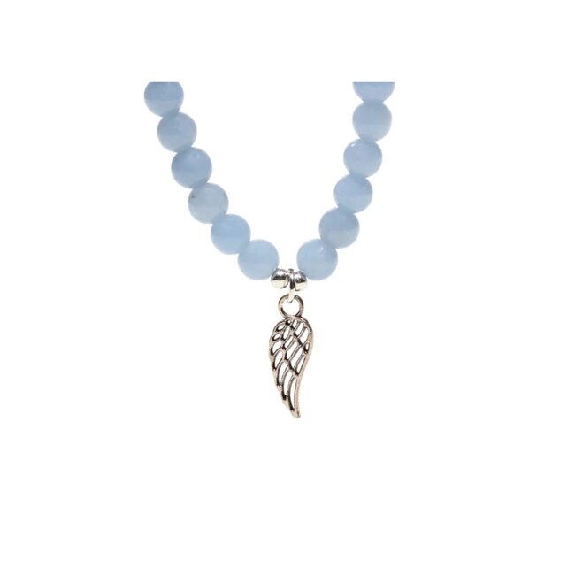 Sieraden Set Angeliet/ Bergkristal met Bedeltje