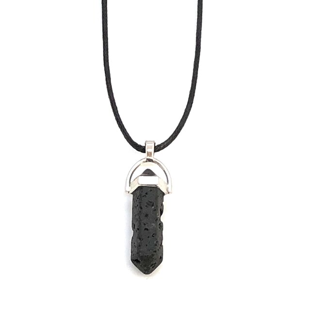 Sieradenset Lavasteen 2 Armbanden Ketting met Hanger