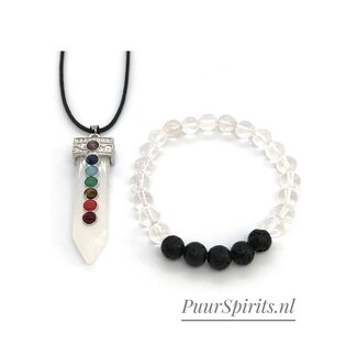 PuurSpirits Sieraden Set Bergkristal