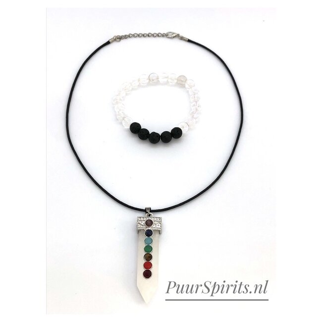 PuurSpirits Sieraden Set Bergkristal