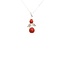 PuurSpirits Set Rood Koraal Ketting en Armband