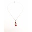 PuurSpirits Set Rood Koraal Ketting en Armband