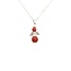 Set Rood Koraal Ketting en Armband