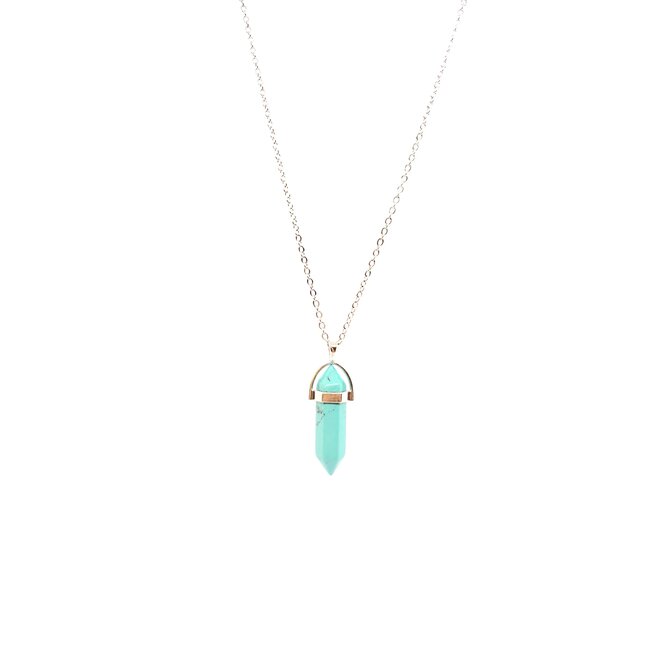 Sieraden Set Turquoise - Ketting & Armband