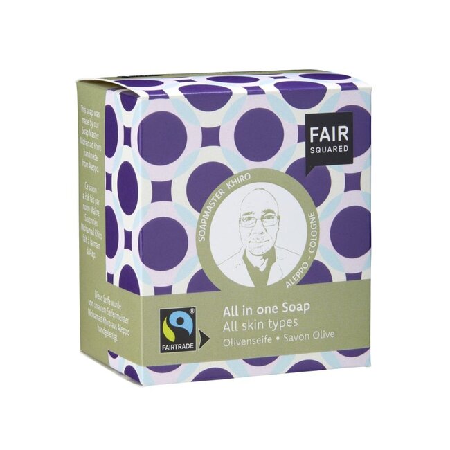 Fair Squared Fair Squared - Zeepblok - All in one Soap - Olijf - Zero Waste