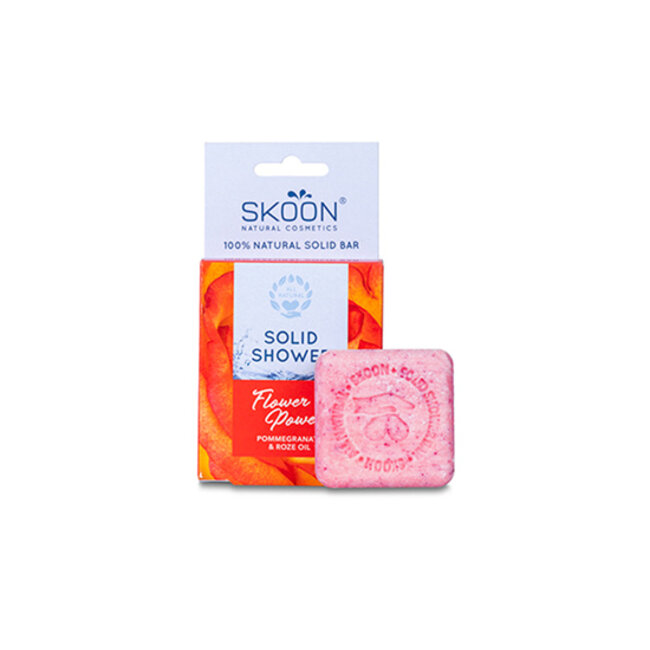 Skoon Skoon - Solid Shower Bar - Flower Power - 90 gram