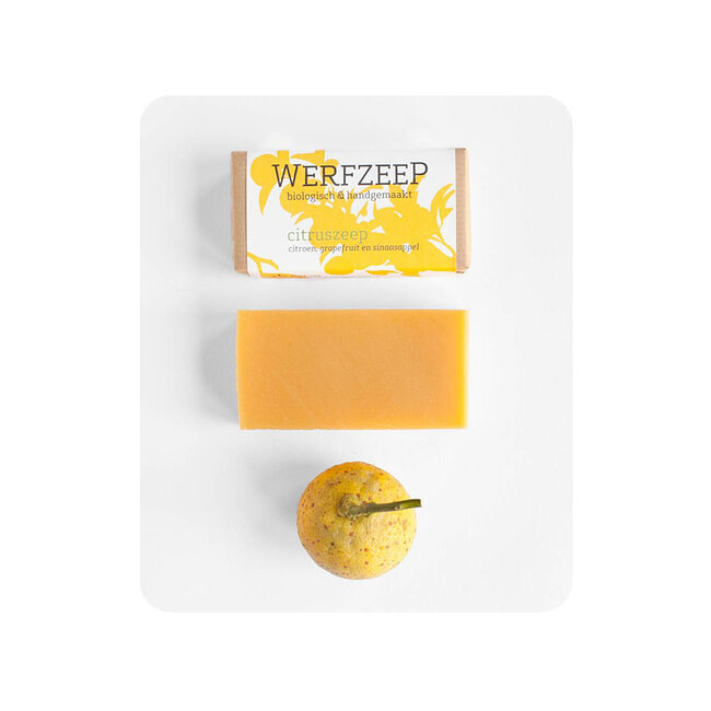 Werfzeep Zeepblok - Citruszeep - 100 gram