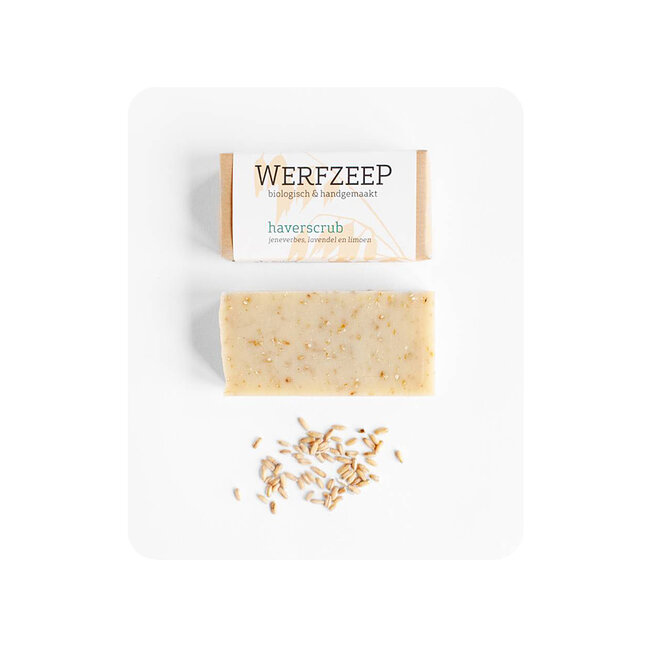 Werfzeep Zeepblok - Haverscrub - 100 gram