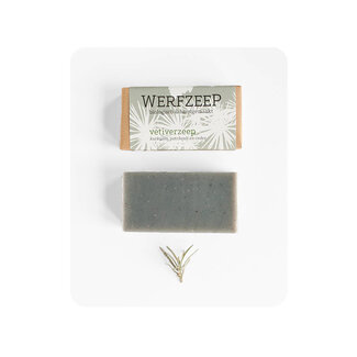 Werfzeep Zeepblok - Vetiverzeep - 100 gram