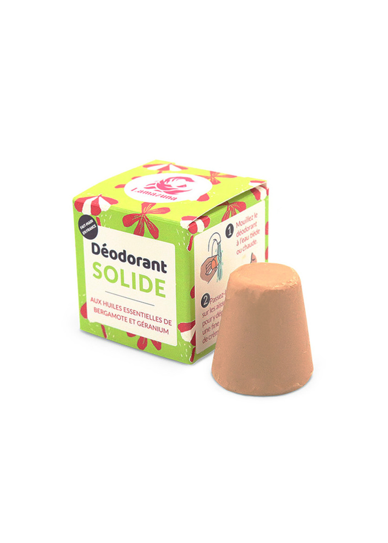 Lamazuna Lamazuna Deodorant blok - Bergamot & Geranium