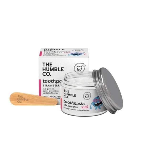 The Humble Co. The Humble Co. - Kindertandpasta Zero Waste - Aardbei met fluor - 50ml