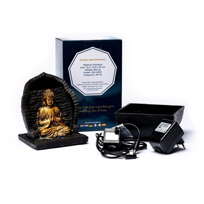 Biddende Boeddha Waterfontein