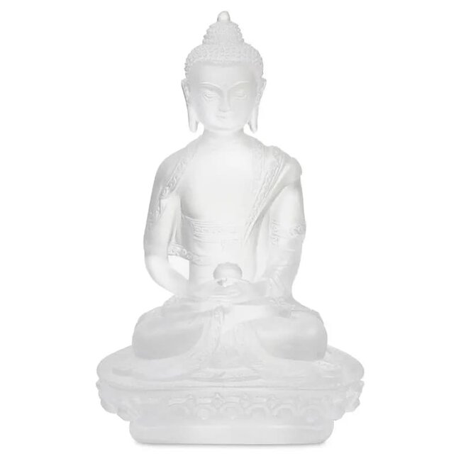 PuurSpirits Amithaba Boeddhabeeld Transparant Wit