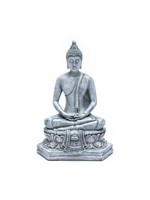 Yogi & Yogini  Meditatie Boeddha Thailand Grijs