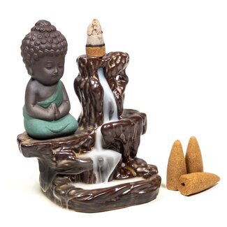 PuurSpirits Backflow Waterval  Kleine Boeddha