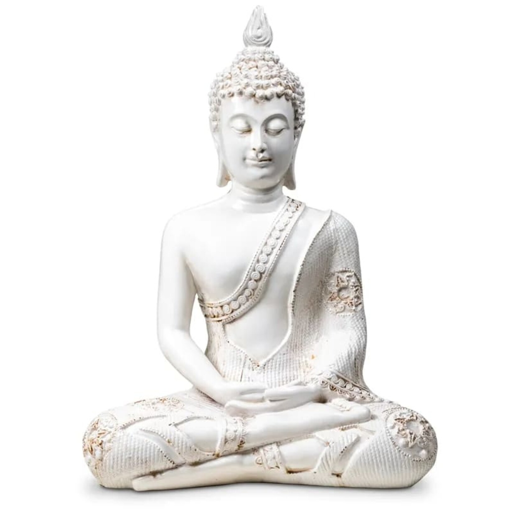 PuurSpirits Boeddha in Meditatie Wit Thailand
