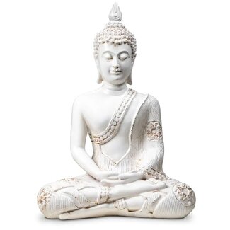 Boeddha in Meditatie Wit Thailand