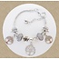 Armband Zilverkleurig met Levensboom Bedels