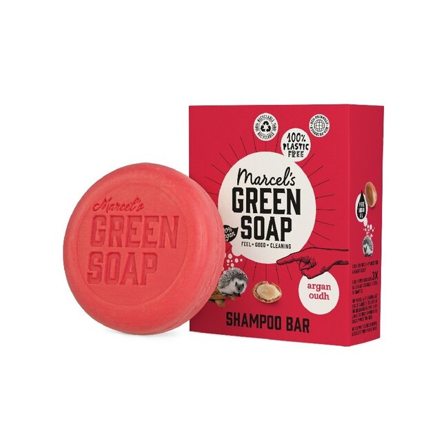 Marcels Green Soap Shampoo Bar - Argan & Oudh - 90g