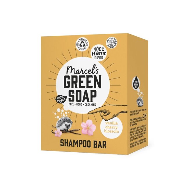 Marcels Green Soap Shampoo Bar - Vanille & Kersenbloesem - 90 gram