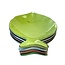 Vis Schaaltjes Nemo Lime  - Set  van 4  stuks (23x15cm)
