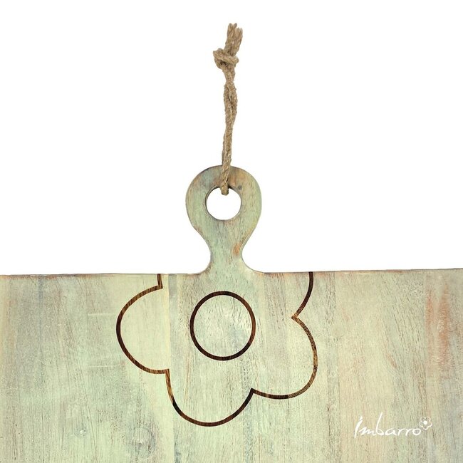 Imbarro  Borrelplank Sal Mint - 38x22x1,5 cm