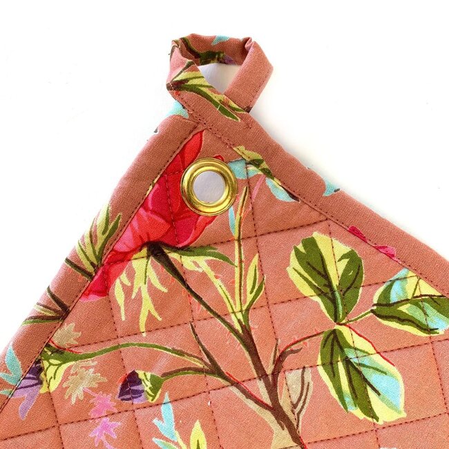 Pannenlappen Paradise Old Pink - Set van 2