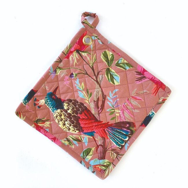 Imbarro Pannenlappen Paradise Old Pink - Set van 2