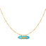 Ketting Turquoise Natuursteen  Lucky