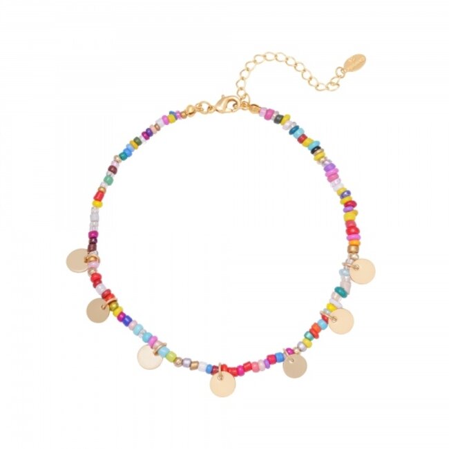 Enkelbandje met Bedels - Happy Times