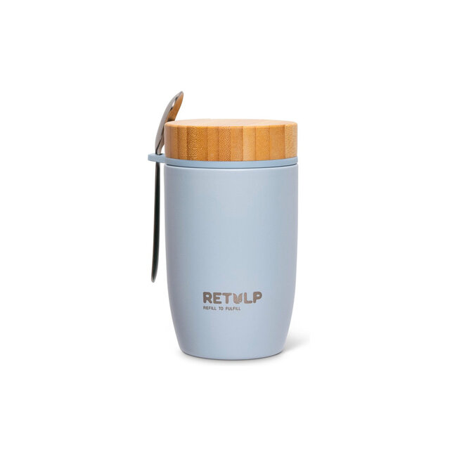 Retulp Retulp -  Lunchbeker - Big Mug - Premium  Grey - 500 ml